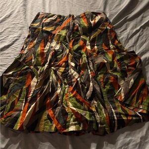 Cato Multicolor A-Line Skirt